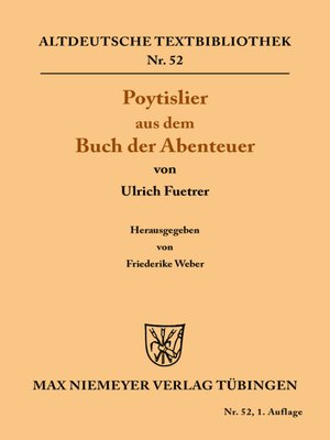 cover image of Poytislier aus dem Buch der Abenteuer